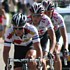 Kim Kirchen ahead of Frank and Andy Schleck during the 2008 road-race Nationals